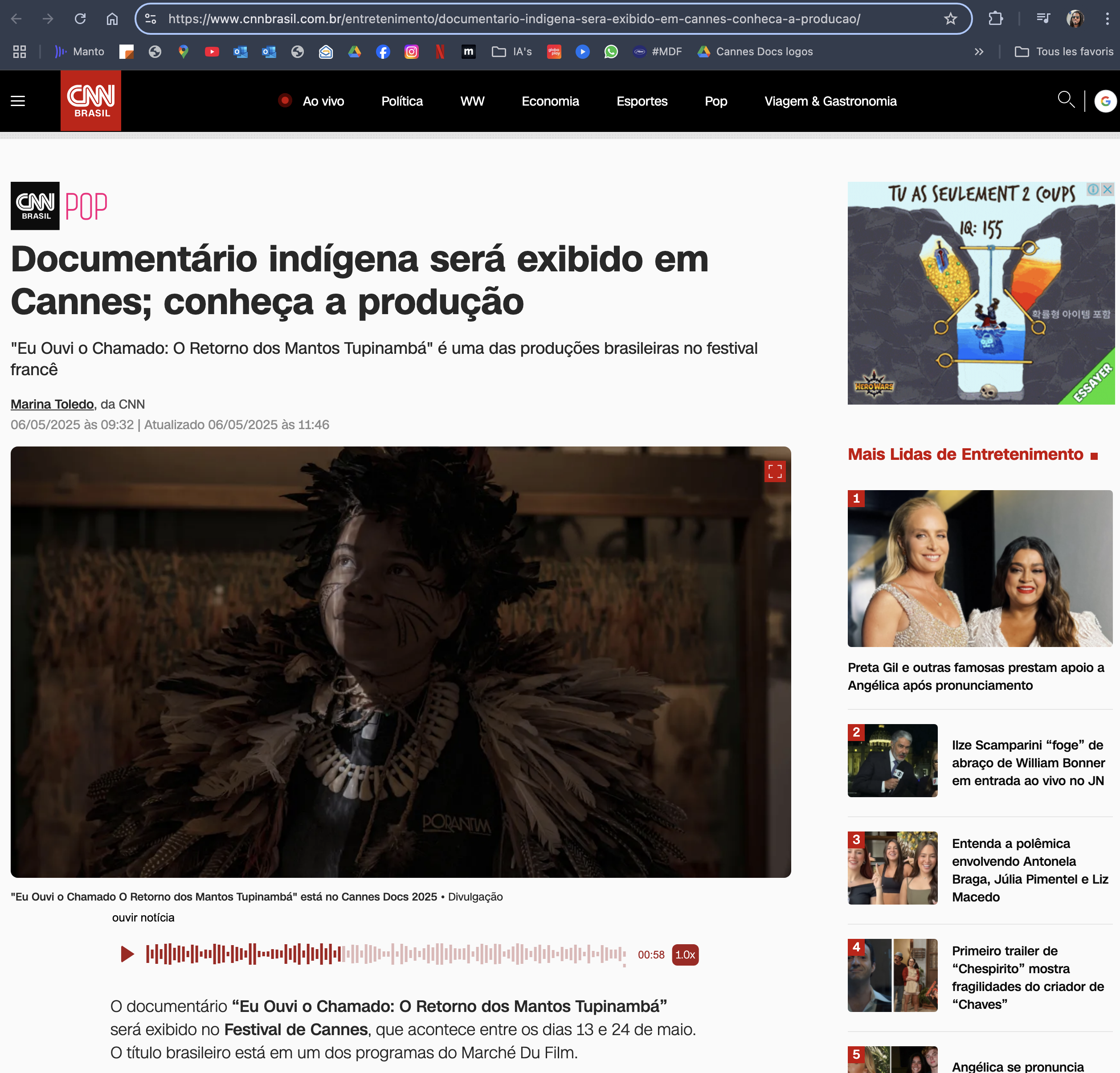 CNN Brasil article