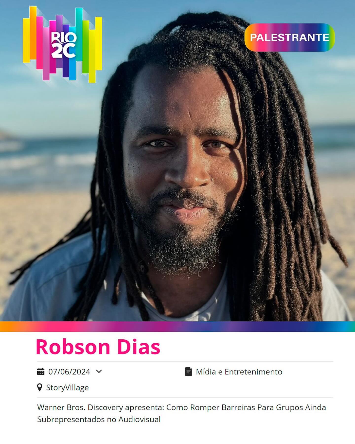 Robson Dias at Rio2C